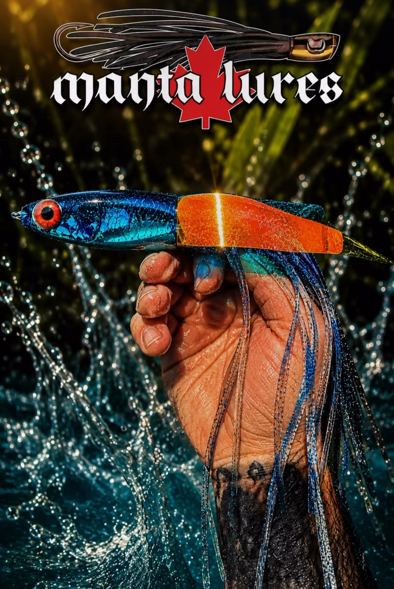 Manta Lures handcrafted trolling lure