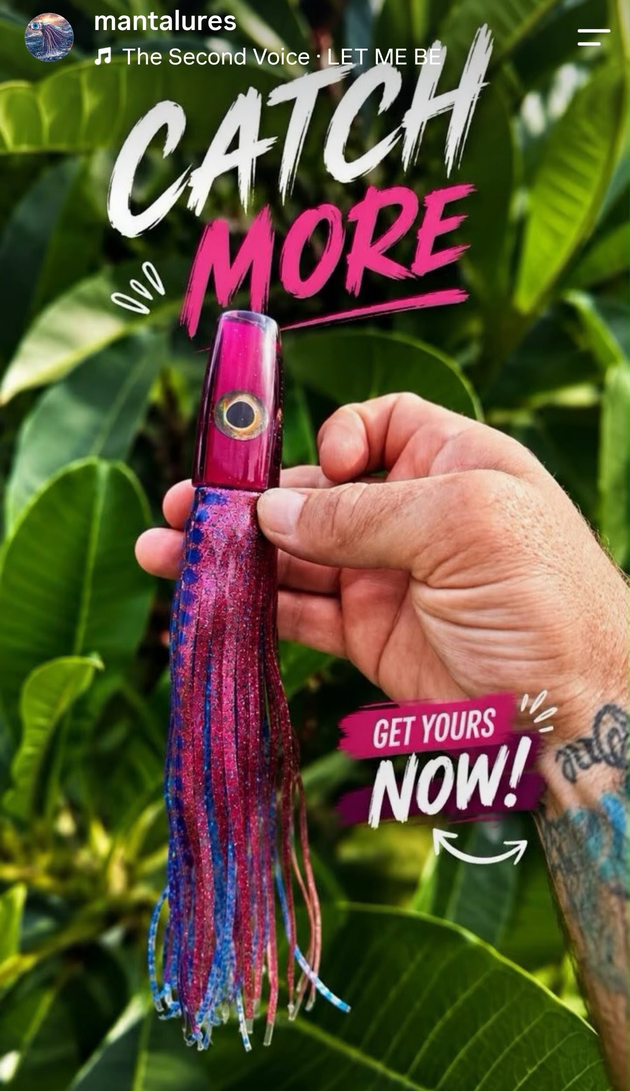 Manta Lures handcrafted trolling lure